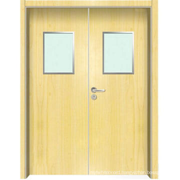 Hospital office main solid door waterproof front doors